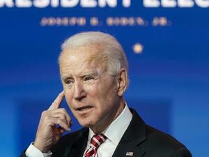 President-Elect Joe Biden announces Miguel Cardona as his nominee for Education Secretary at the Queen theatre on December 23, 2020 in Wilmington, Delaware. Cardona, the Connecticut Education Commissioner, will face the urgent task of planning to reopen schools safely during the COVID-19 pandemic. Joshua Roberts/Getty Images/AFP JOSHUA ROBERTS / GETTY IMAGES NORTH AMERICA / Getty Images via AFP