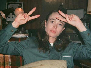 Page previously came out as gay in 2014.