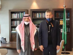 استقبل سفير المملكة العربية السعودية لدى الأردن نايف بن بندر السديري المفوض العام لـ"الأونروا" فيليب لازاريني .