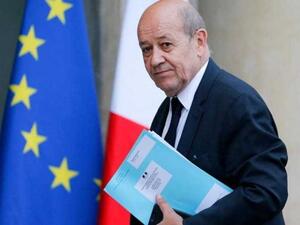  وزير الخارجية الفرنسي جان ايف لودريان