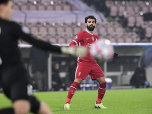 The Egyptian frontman has finished as the Premier League’s top marksman in two of his three seasons at Anfield and is chasing down a hat-trick (Photo: AFP)