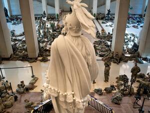Lawmakers in the lower chamber are expected to vote for impeachment around 3:00 pm (2000 GMT) -- marking the formal opening of proceedings against Trump.  Brendan Smialowski / AFP 