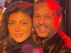 ريهام حجاج تحتفل بعيد ميلاد زوجها رجل الأعمال محمد حلاوة