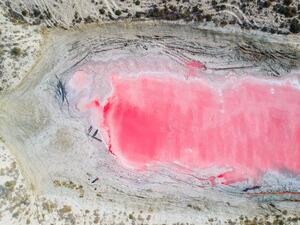 The Pink Lake. (Twitter)