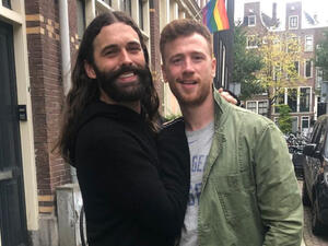 Jonathan Van Ness on Saturday shared photos from his romance with new husband Mark London