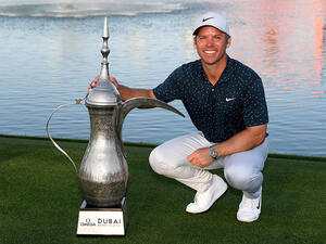 Paul Casey wins the 2021 OMEGA Dubai Desert Classic (Photo: Supplied)