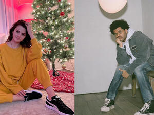 The woman starring in his music video is model Bianca Rojas