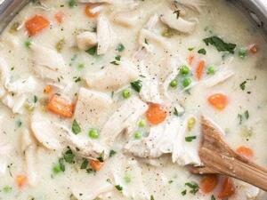 فطائر زلابية الدجاج بالخضار