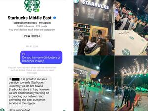 Starbucks is an American multinational chain of coffeehouses and roastery reserves headquartered in Seattle. (Twitter)