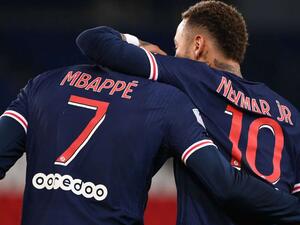 نيمار وكيليان مبابي