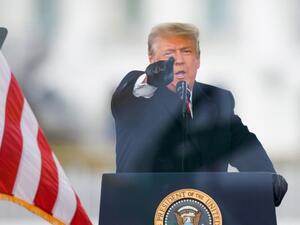 الرئيس الأميركي المنتهية ولايته دونالد ترامب