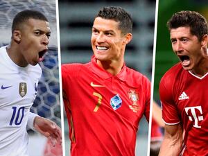 ليفاندوفسكي ورونالدو ومبابي