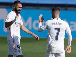 صورة أرشيفية لهازارد وبنزيمة