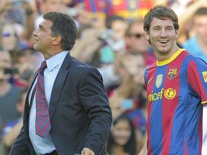 صورة أرشيفية لميسي ولابورتا