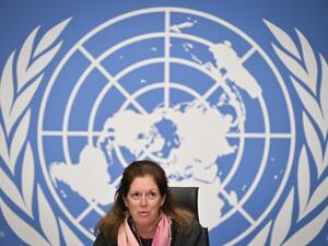 Libyan delegates at UN-led talks outside Geneva made the surprise choice of Abdul Hamid Dbeibah as prime minister of a transitional unity government to take the war-ravaged country through to elections in December. Fabrice COFFRINI / AFP