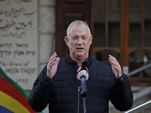 Israel's Defence Minister Benny Gantz in Jordan 
