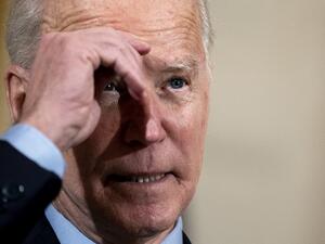  U.S. President Joe Biden delivers remarks on the national economy and the need for his administration's proposed $1.9 trillion coronavirus relief legislation in the State Dining Room at the White House on February 05, 2021 in Washington, DC. Biden hosted lawmakers from both parties at the White House this week in an effort to push his pandemic relief plan forward. Stefani Reynolds-Pool/Getty Images/AFP POOL / GETTY IMAGES NORTH AMERICA / Getty Images via AFP