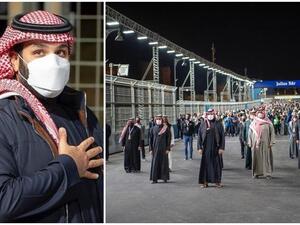 محمد بن سلمان يصل حلبة الدرعية 