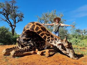 'I set out in 2016 on a quest to hunt a big black giraffe bull but none was what I was looking for. (Twitter)