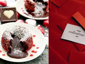 أسرع وصفة لافا كيك لشخصين في عيد الحب