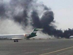 استهداف مطار ابها الدولي