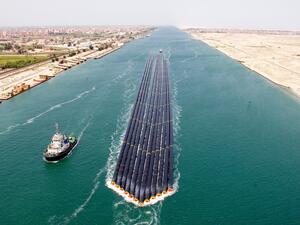 سجلت القناة عبور 18829 سفينة بحمولات صافية 1.17 مليار طن