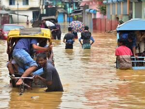 فيضان في الهند / أرشيفية