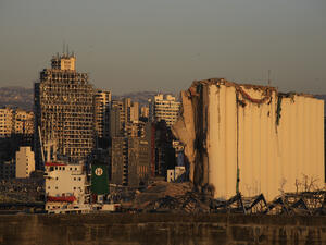 Beirut destruction caused by port of Beirut explosion (Shutterstock)