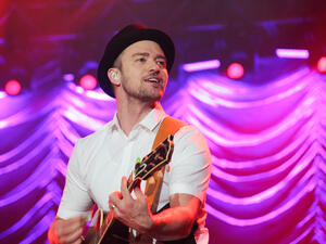 Singer Justin Timberlake performs during the Rock in Rio Festival in Rio de Janeiro. (Shutterstock)