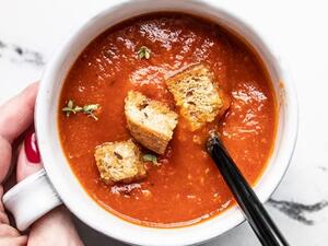 شوربة الطماطم السرية