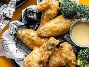 أجنحة الدجاج بالخردل بالعسل