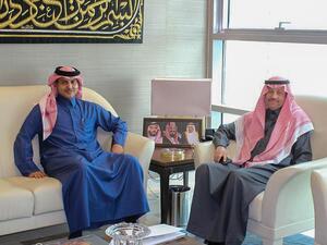 السفير السديري يستقبل نظيره القطري في عمان