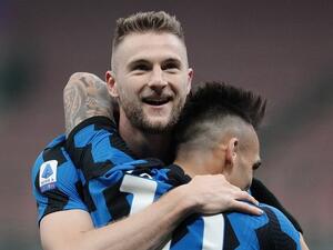 شكرينيار يمنح إنتر فوزاً حاسماً على أتالانتا