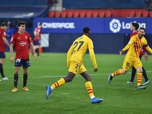 برشلونة يحقق انتصاراً جديداً وينفرد في المركز الثاني مؤقتاً