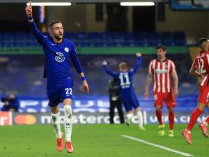 زياش يحتفل بهدفه