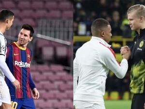 هل سلم ميسي ورونالدو الراية لهالاند ومبابي؟