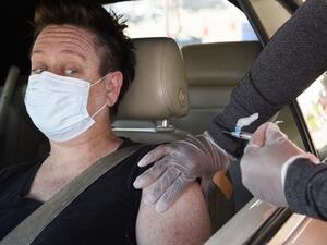 An LA teacher gets jabbed!