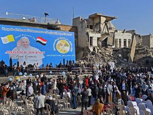 Pope Francis in Iraq for a 3-day visit.