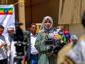  In this file photo members representing African communities in Yemen 