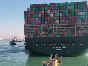 Stuck cargo ship re-floated in Suez Canal