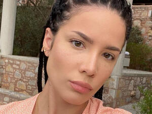 Halsey updated fans on her pregnancy last month 