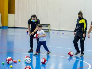 QF And Generation Amazing Expand Ability Friendly Football Program For Children In Qatar