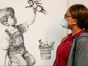Banksy painting