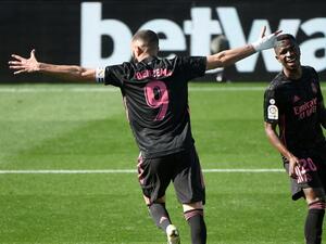 The striker's goals are almost single-handedly keeping Madrid in the title race but he could be tempted homeward with his contract expiring in 2022 (Photo: AFP)