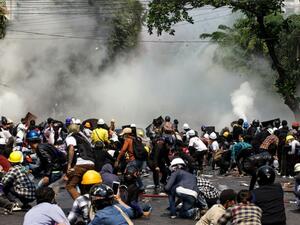 450 killed by the Myanmar military 