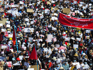 احتجاجات ميانمار