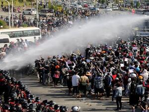 احتجاجات في ميانمار