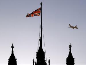 Tops of The UK Houses of Parliament 