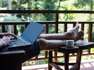 A digital nomad 