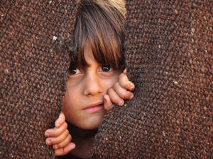 Syrian refugees in Zaatari Camp in Jordan